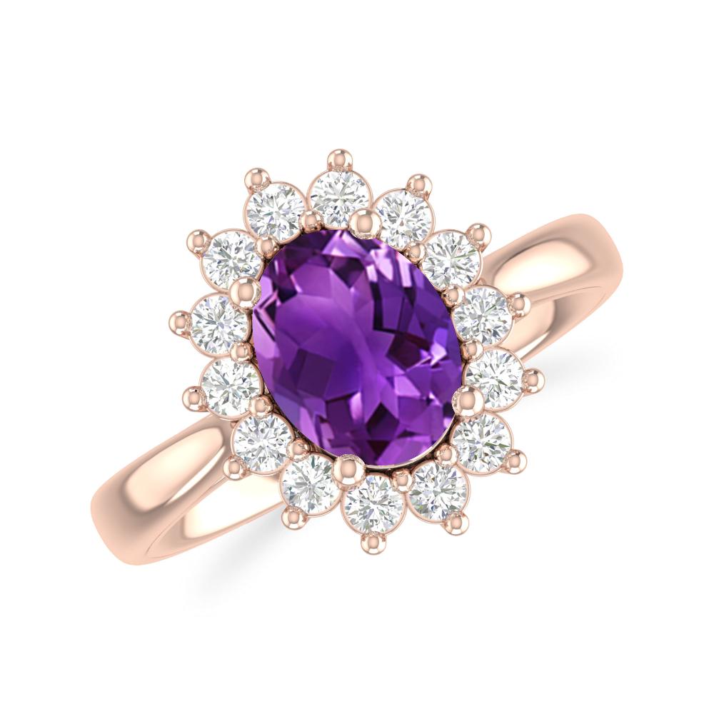 Rose Gold - Amethyst