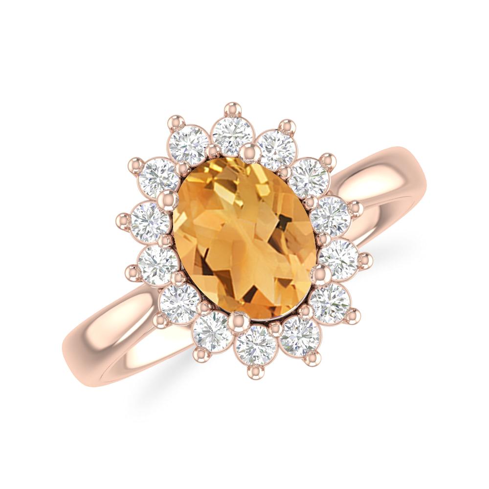 Rose Gold - Citrine