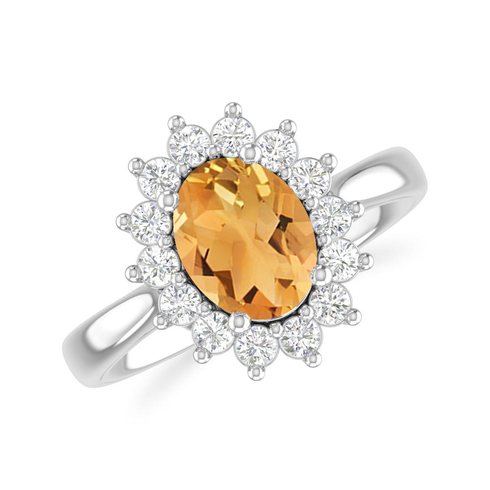 White Gold - Citrine