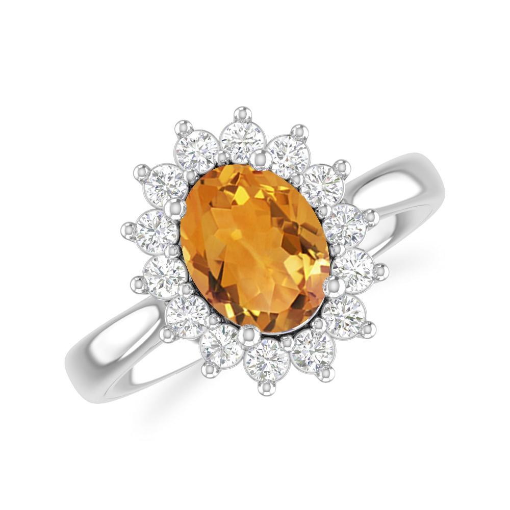 White Gold - Citrine