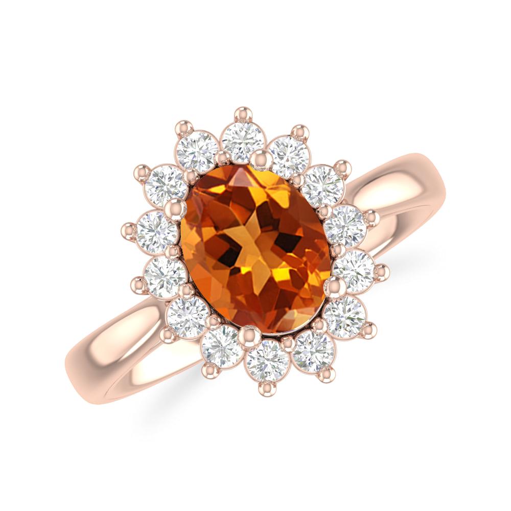 Rose Gold - Citrine
