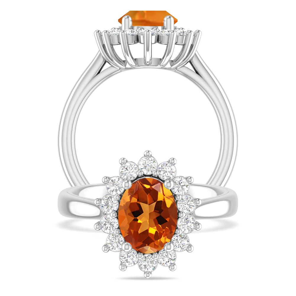 White Gold - Citrine