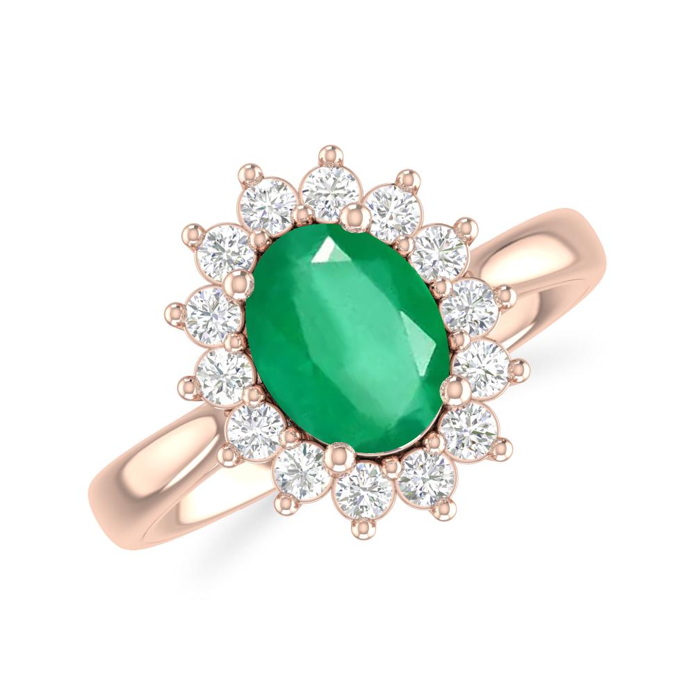 Rose Gold - Emerald