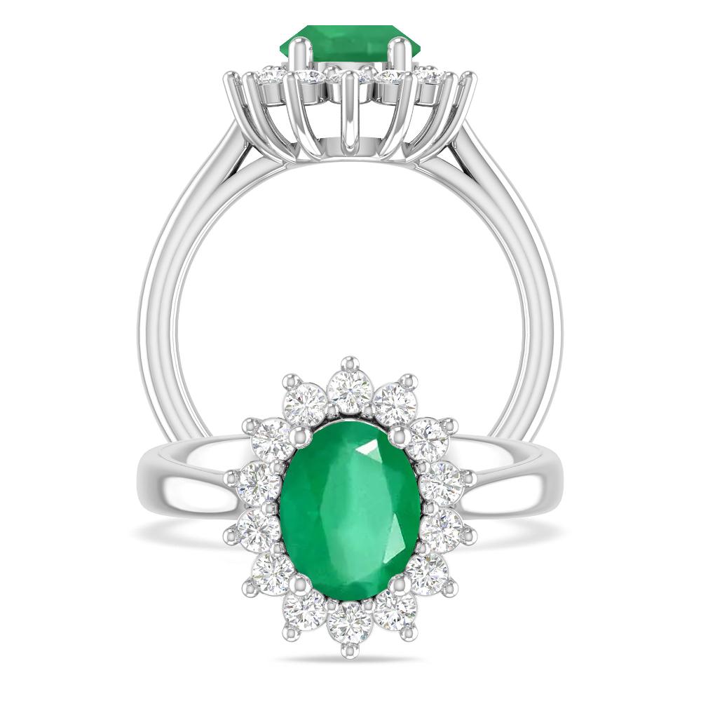 White Gold - Emerald