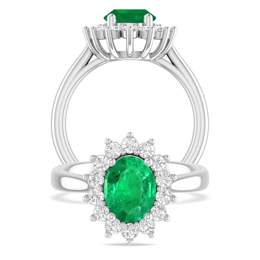 White Gold - Emerald