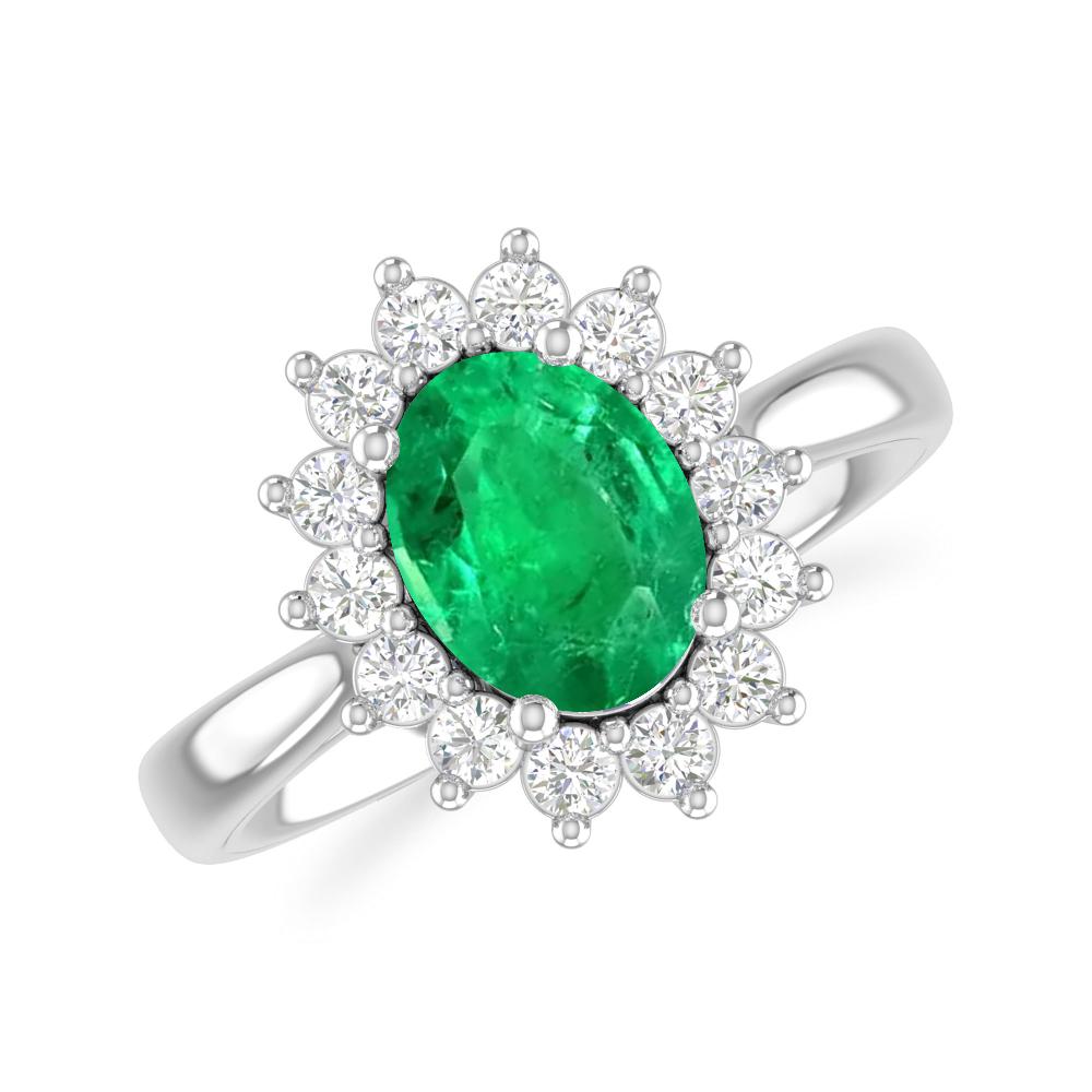 White Gold - Emerald