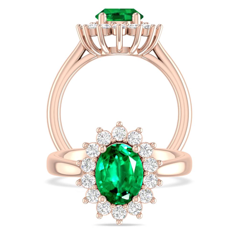 Rose Gold - Emerald