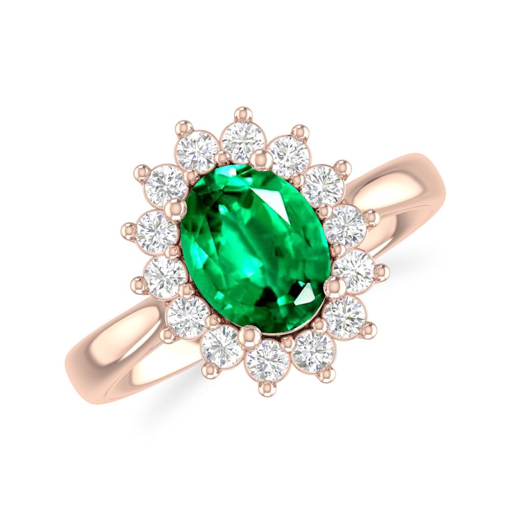 Rose Gold - Emerald