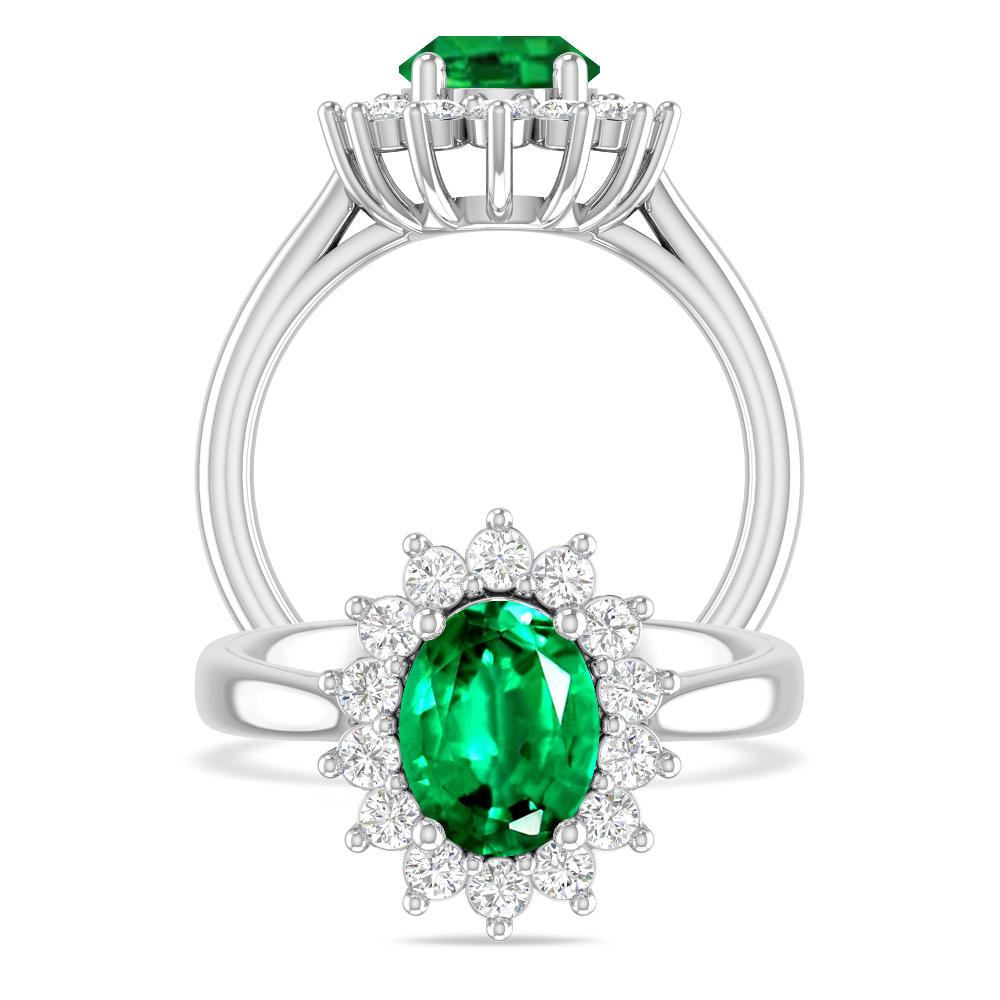 White Gold - Emerald
