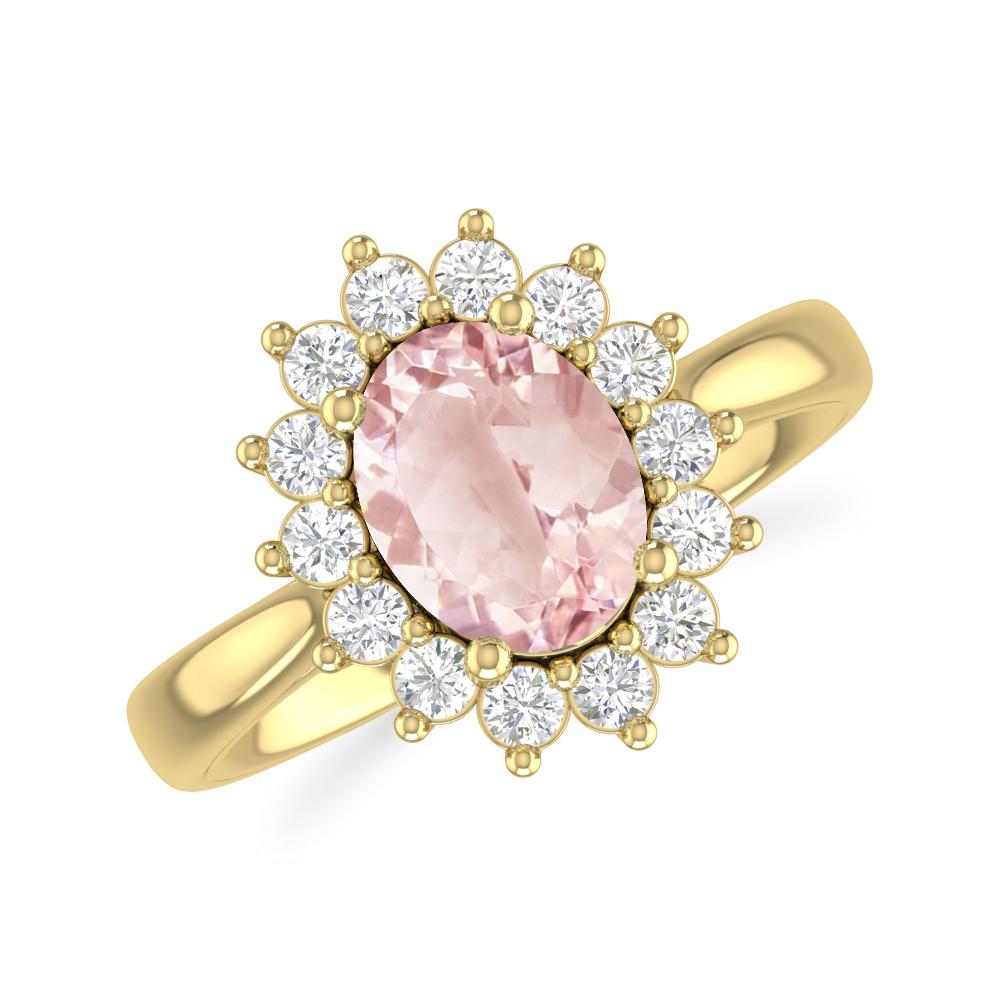 Yellow Gold - Morganite