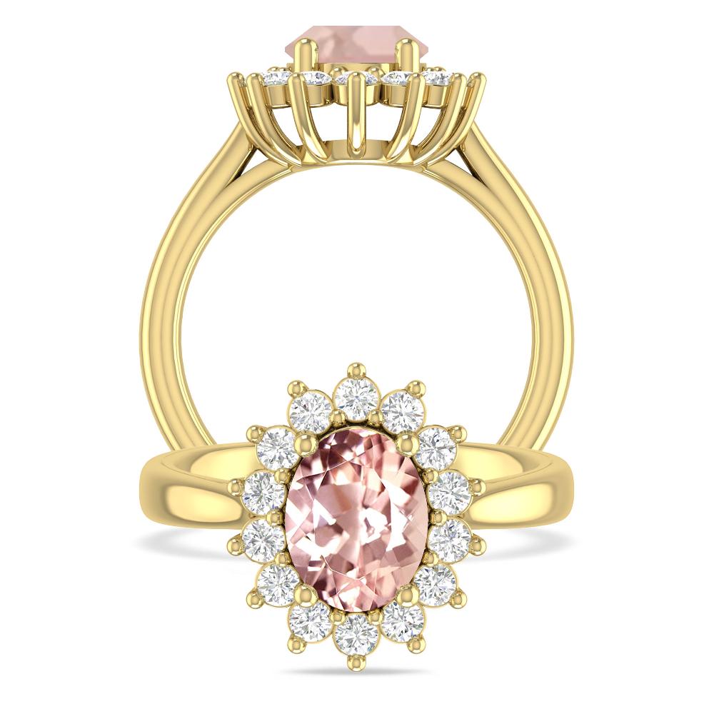 Yellow Gold - Morganite