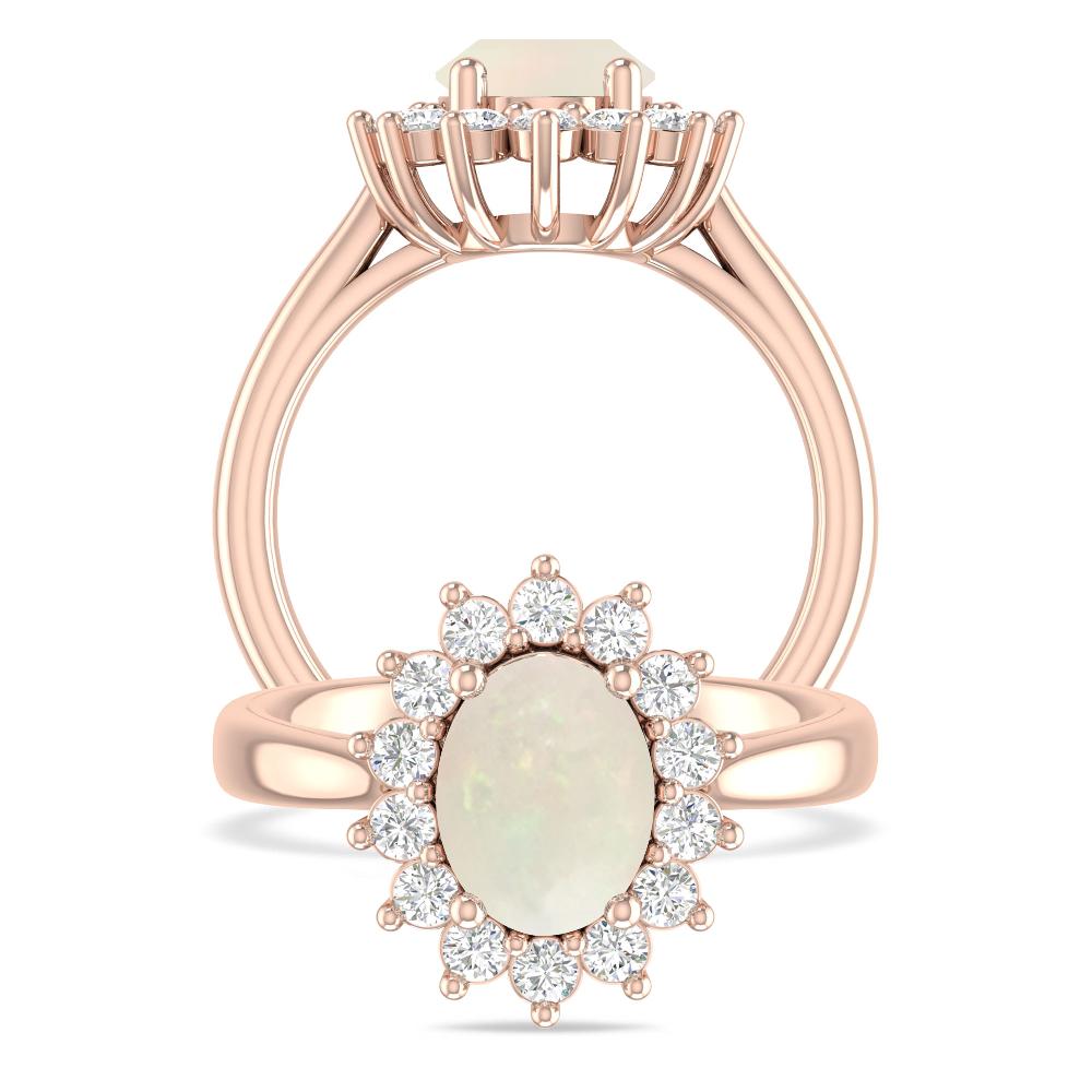 Rose Gold - Opal