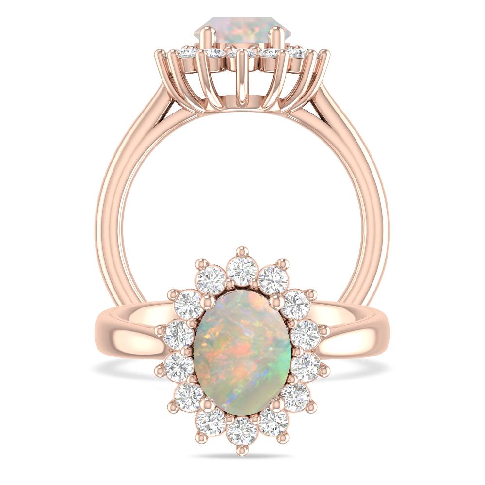 Rose Gold - Opal