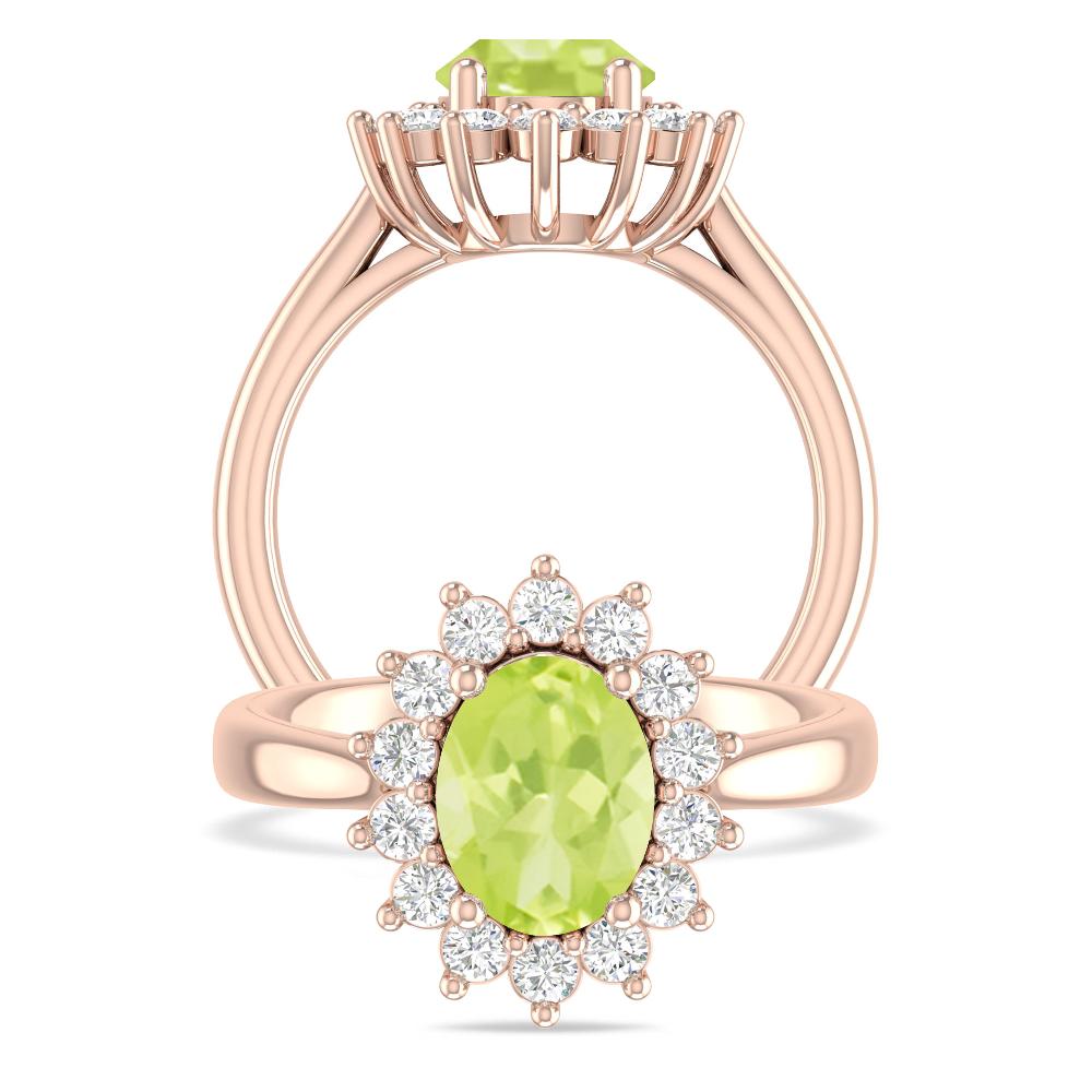 Rose Gold - Peridot