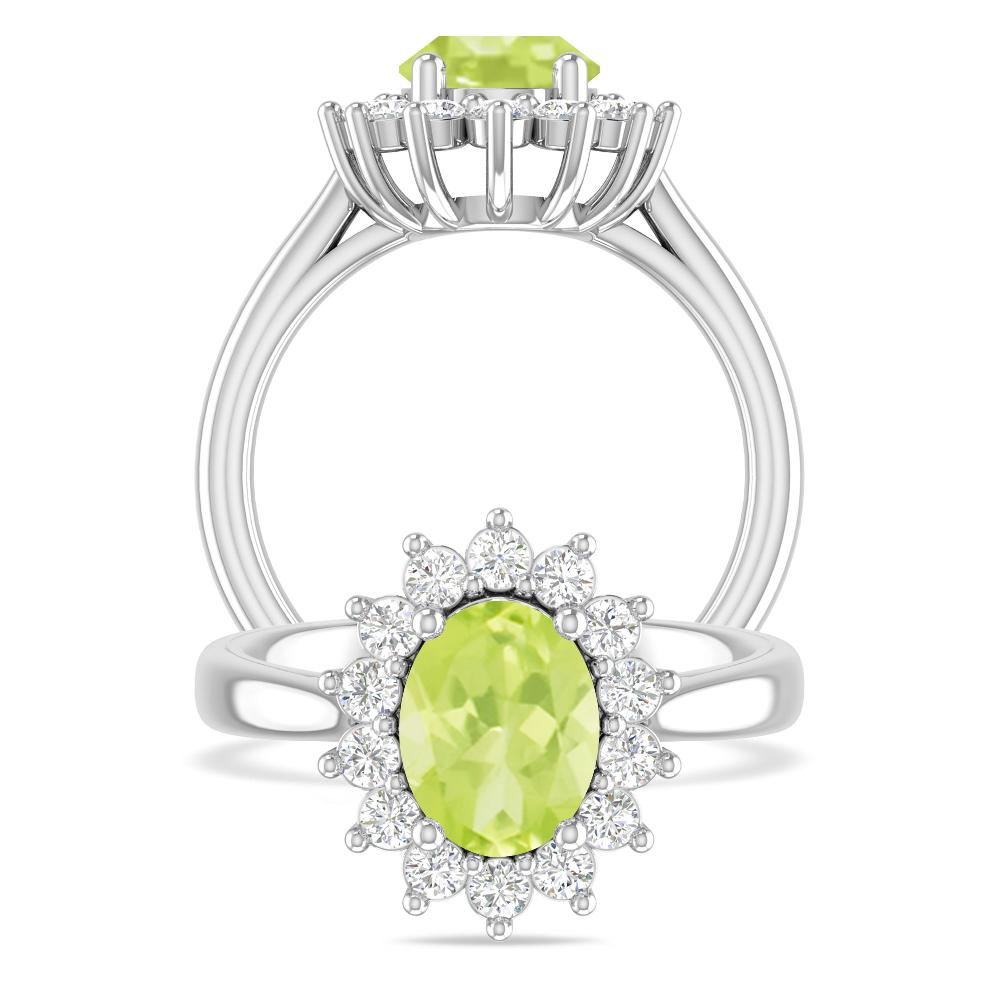 White Gold - Peridot