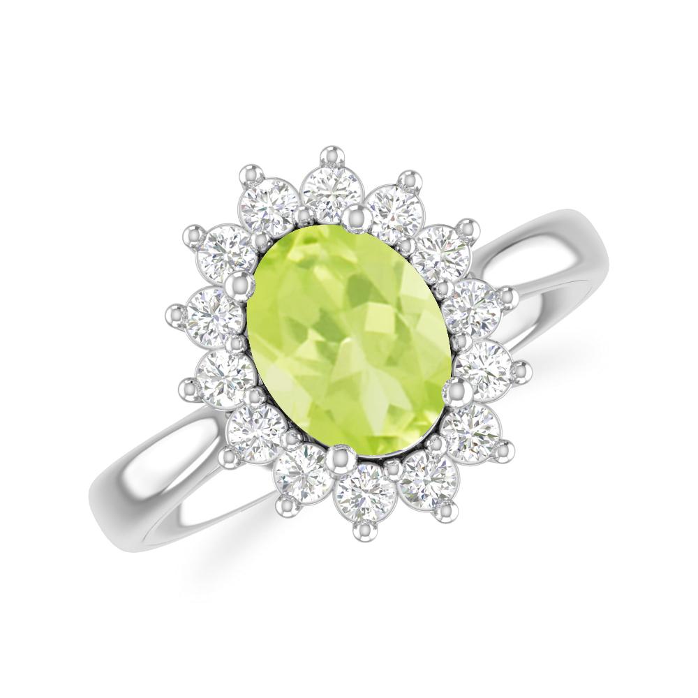 White Gold - Peridot