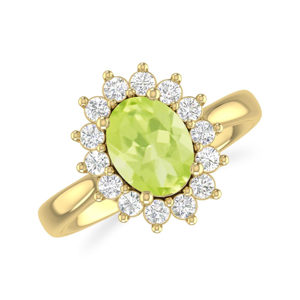 Yellow Gold - Peridot