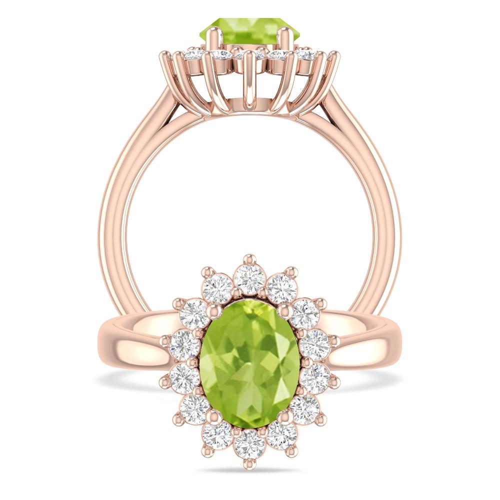 Rose Gold - Peridot