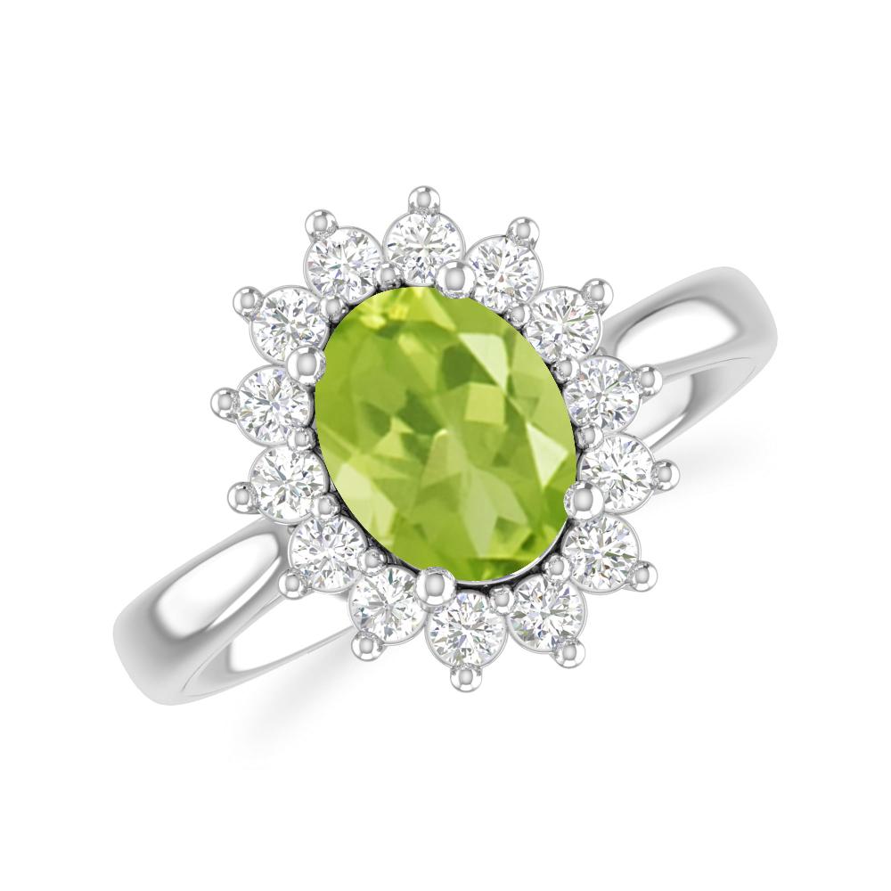 White Gold - Peridot