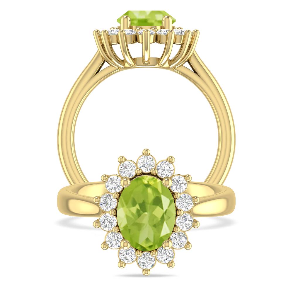Yellow Gold - Peridot