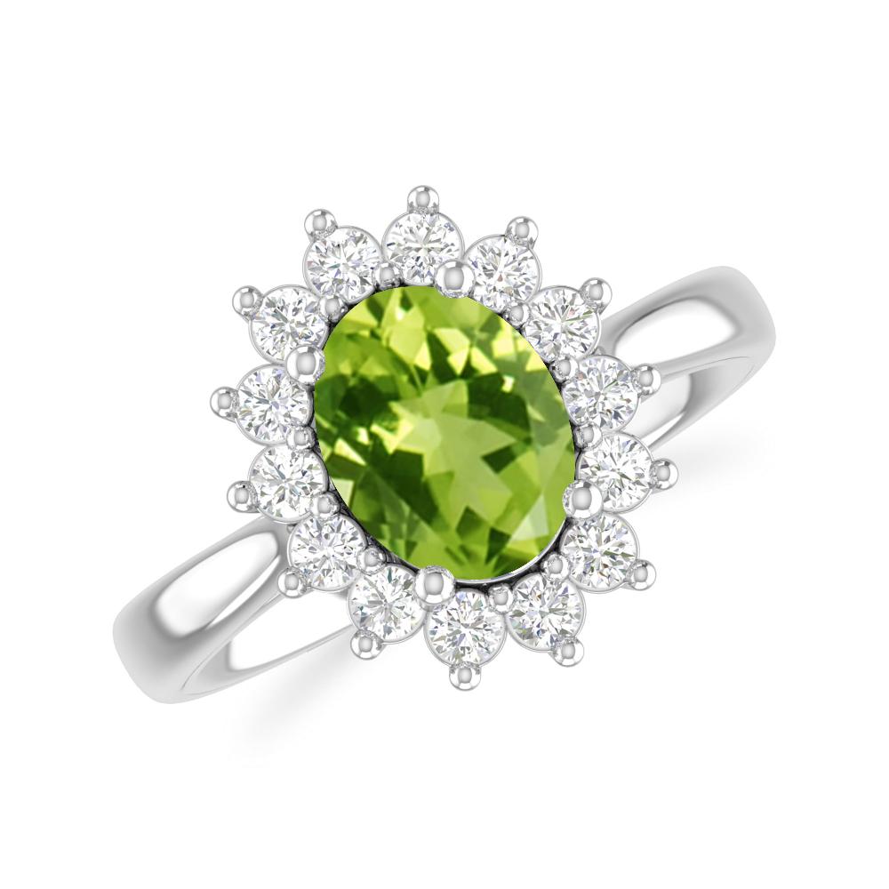 White Gold - Peridot