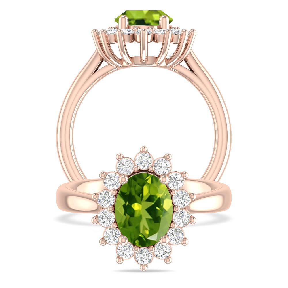 Rose Gold - Peridot