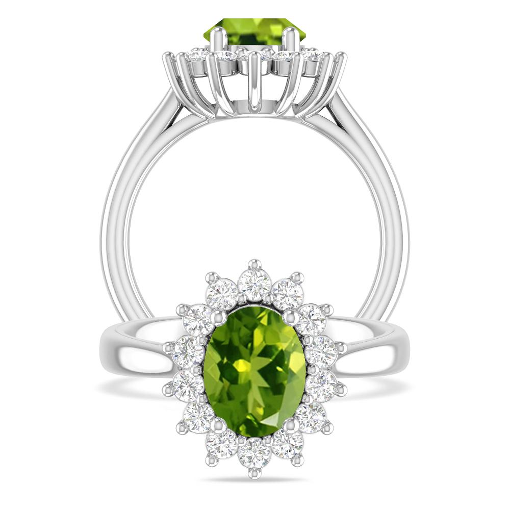 White Gold - Peridot