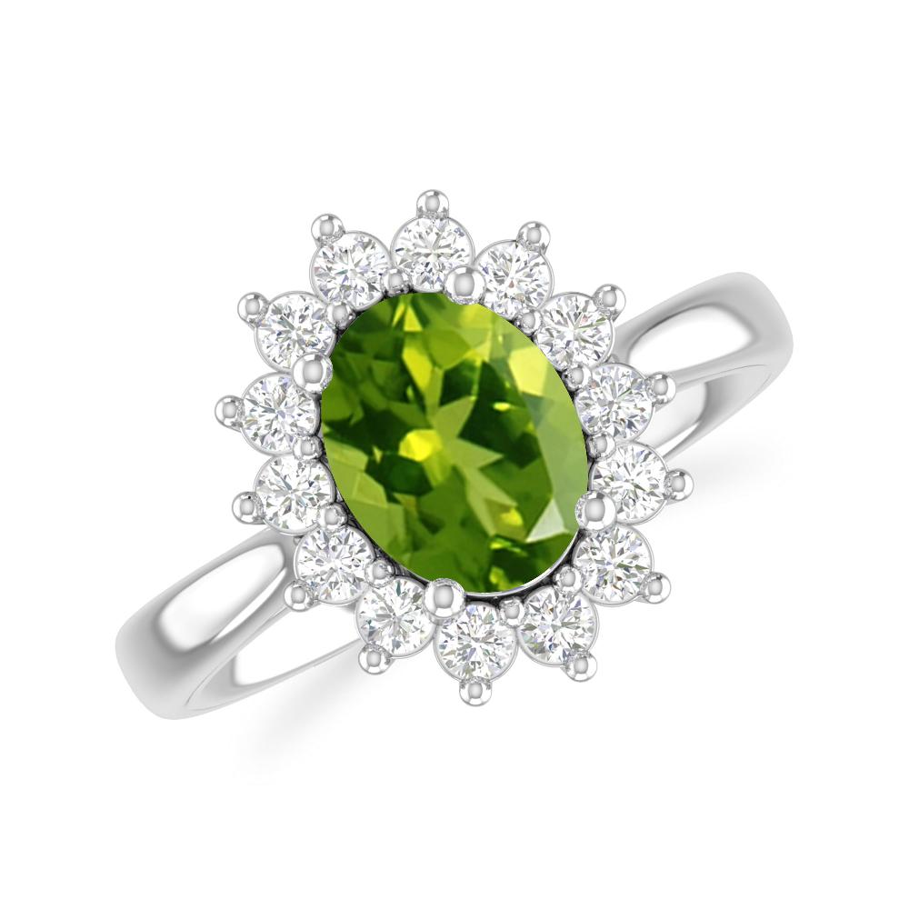 White Gold - Peridot