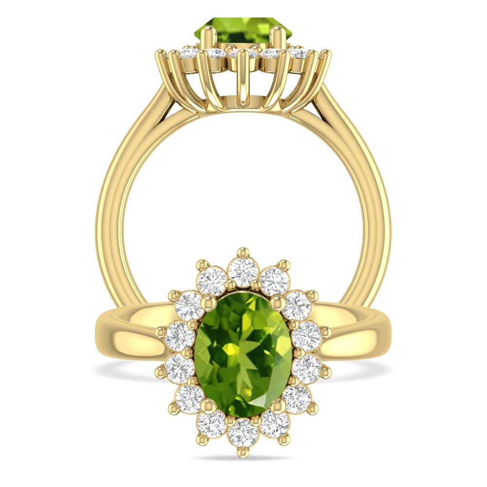 Yellow Gold - Peridot