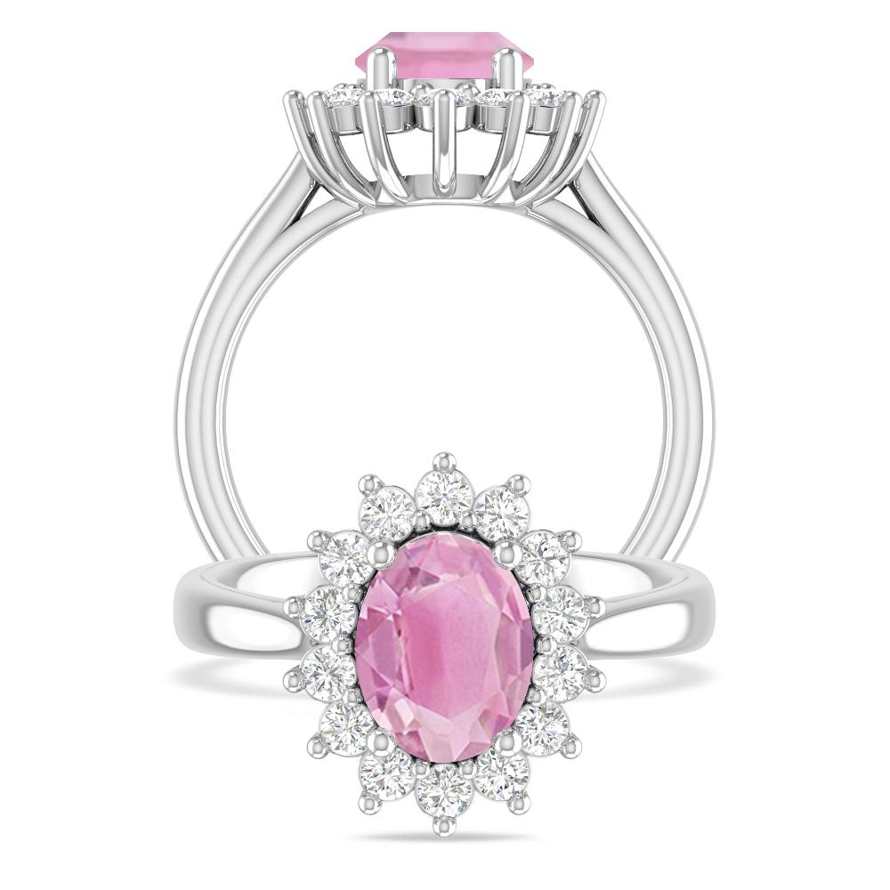 White Gold - Pink Tourmaline