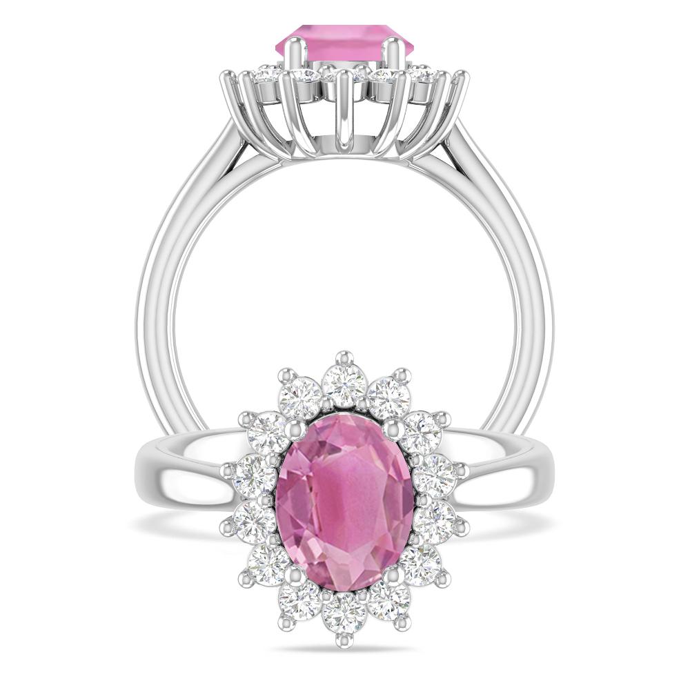 White Gold - Pink Tourmaline