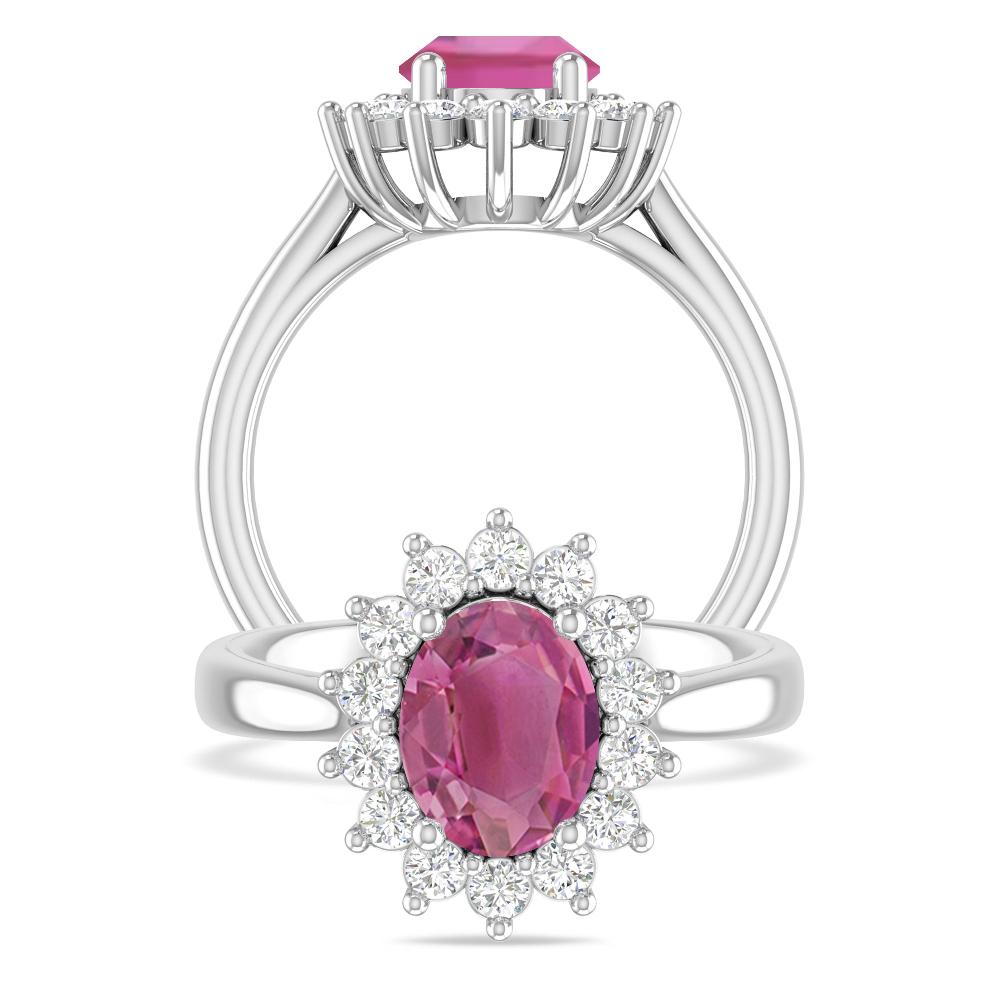 White Gold - Pink Tourmaline