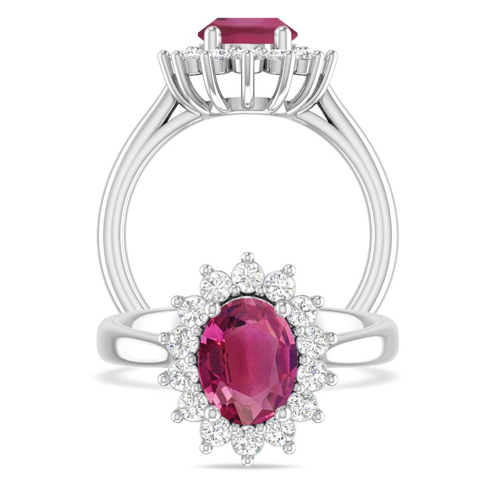 White Gold - Pink Tourmaline