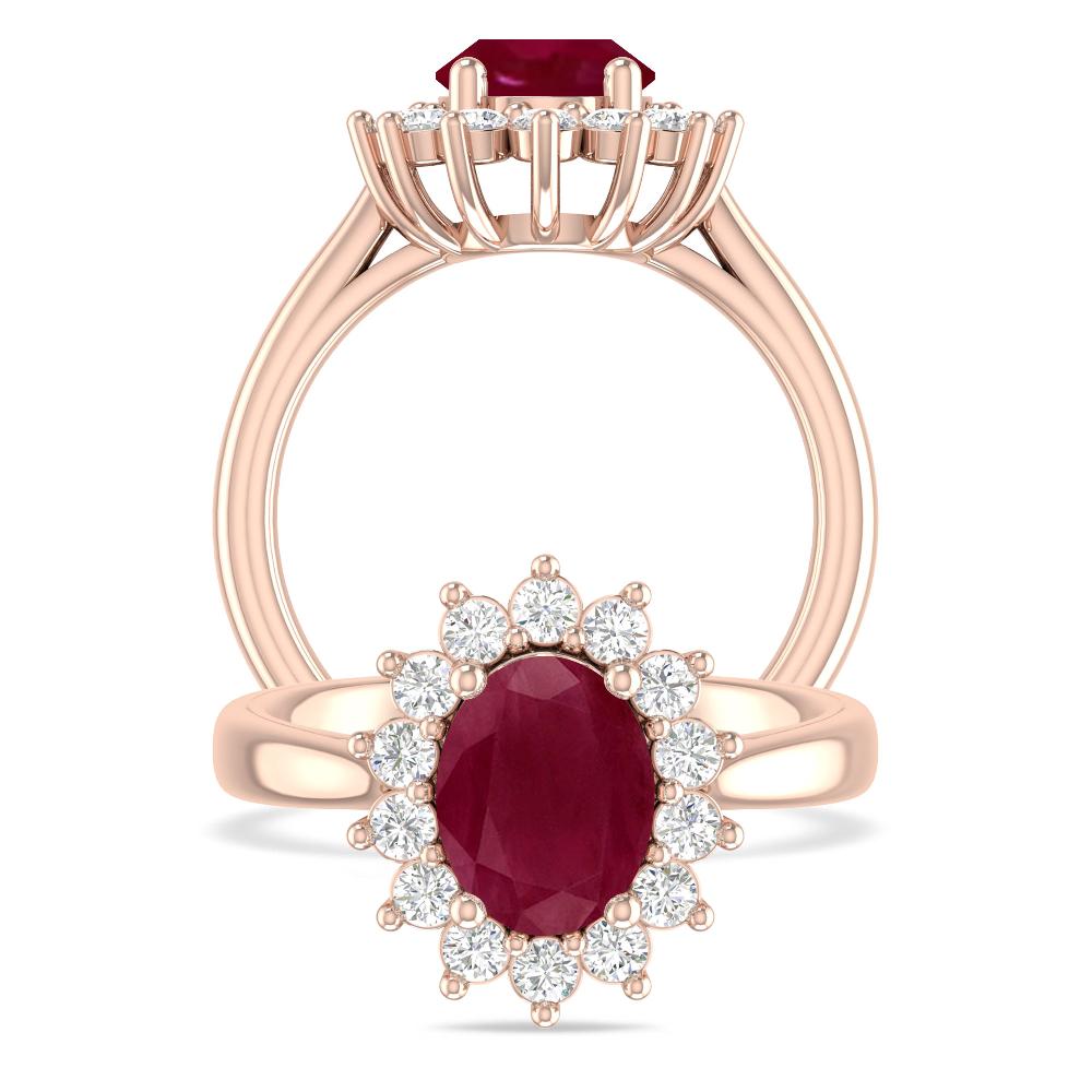 Rose Gold - Ruby
