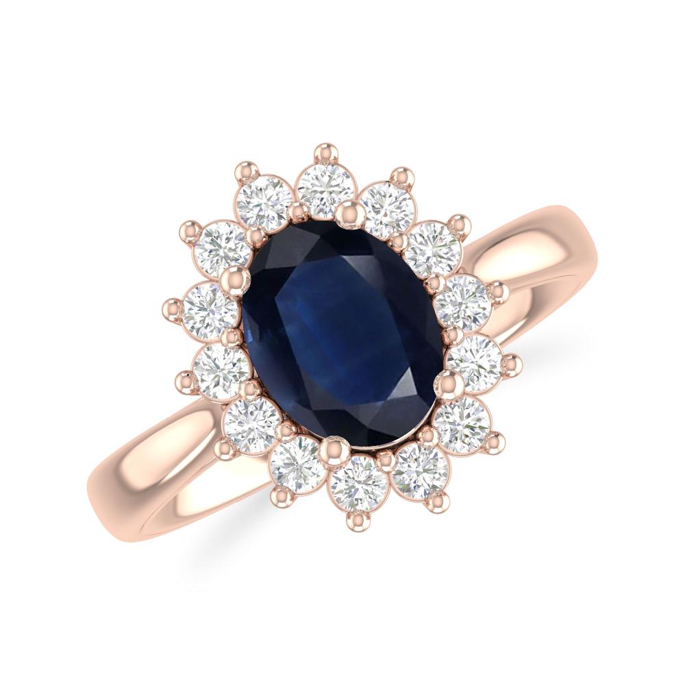 Rose Gold - Sapphire