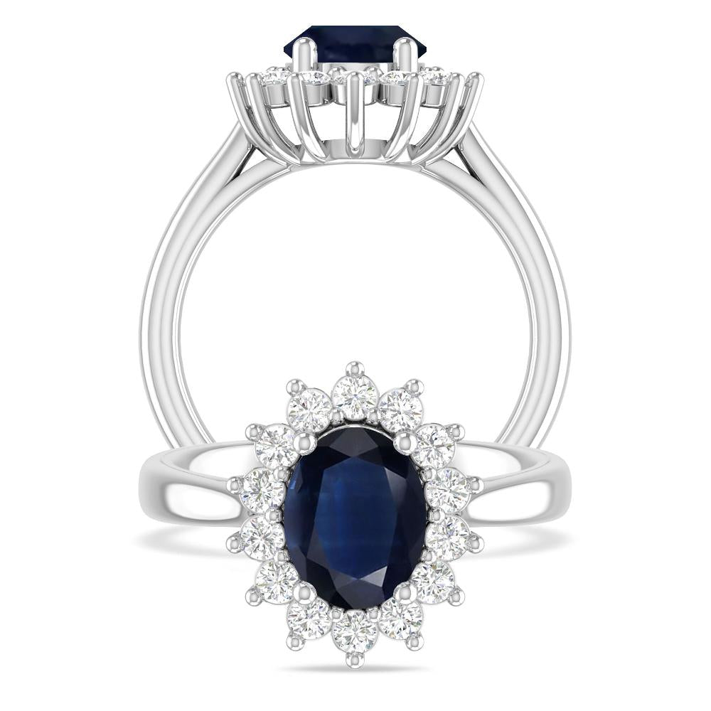White Gold - Sapphire