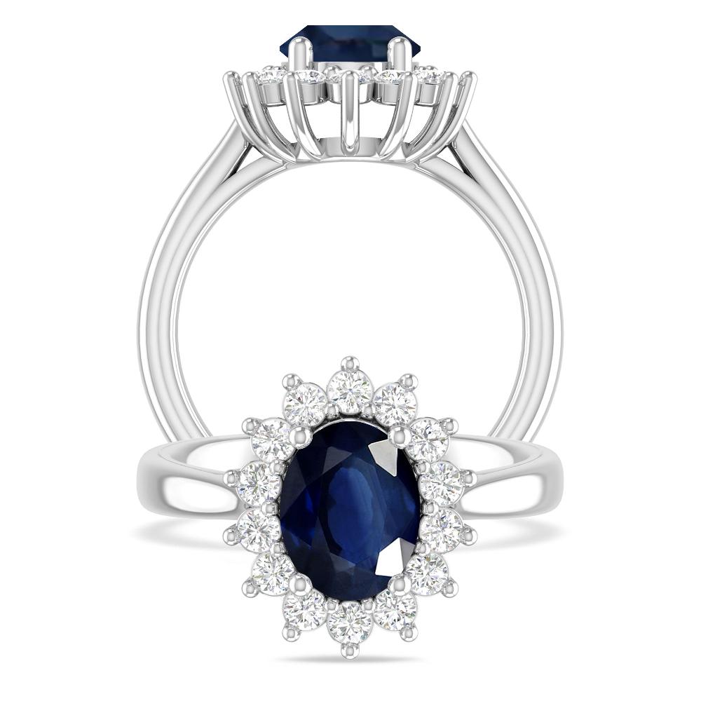 White Gold - Sapphire