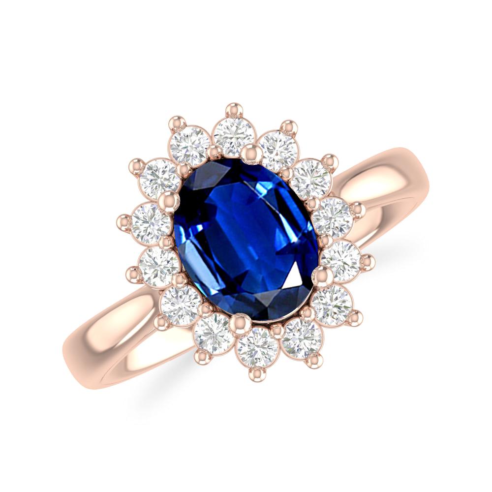 Rose Gold - Sapphire