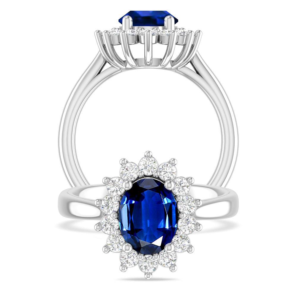White Gold - Sapphire
