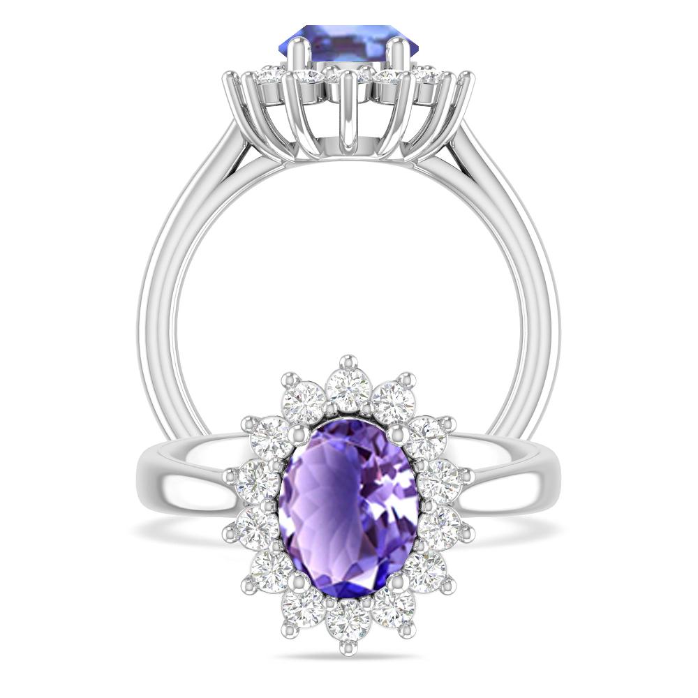 White Gold - Tanzanite
