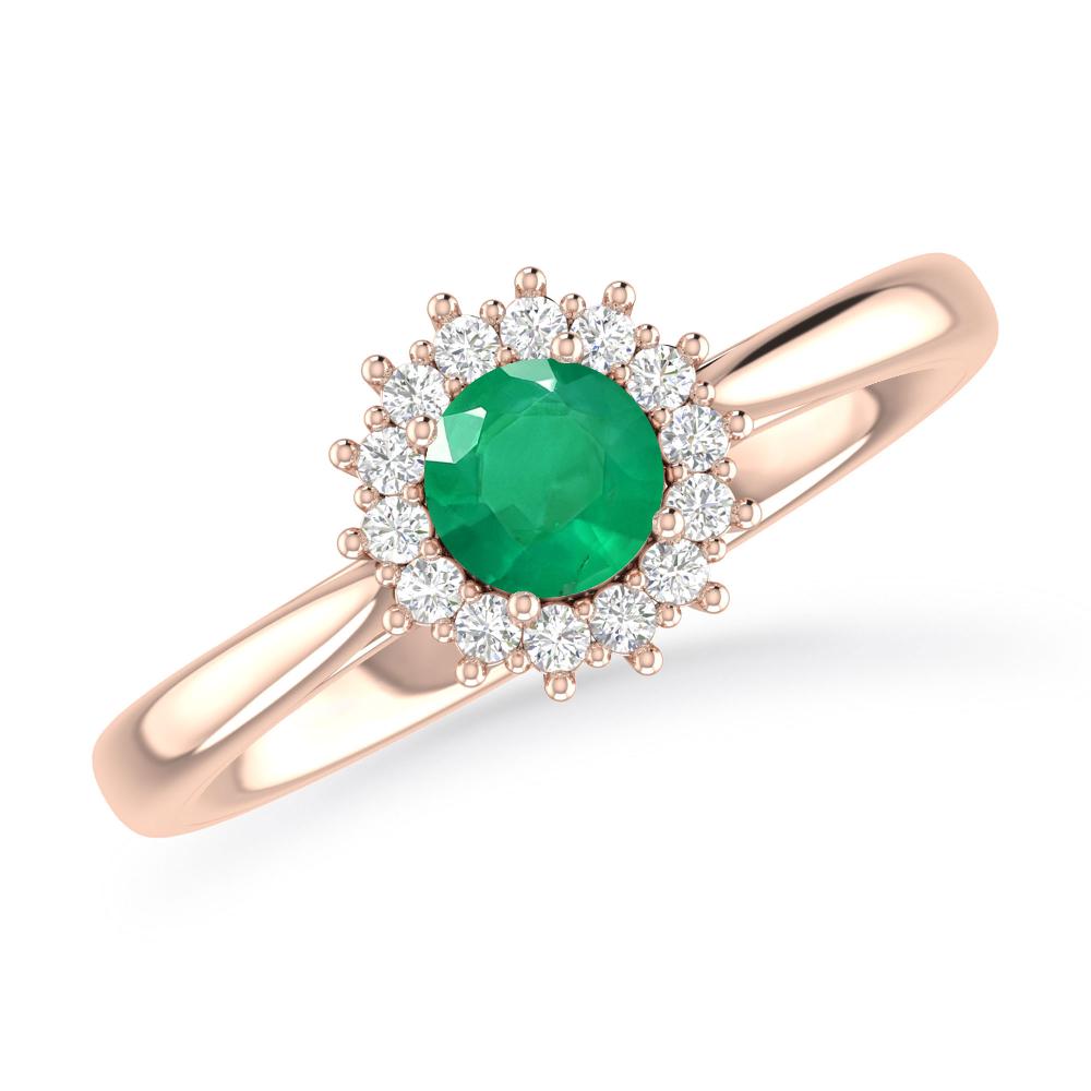 Rose Gold - Emerald