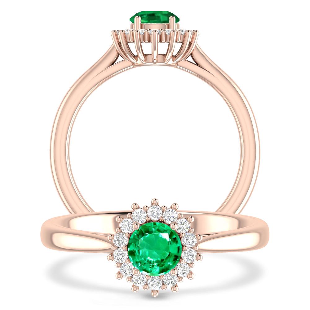 Rose Gold - Emerald