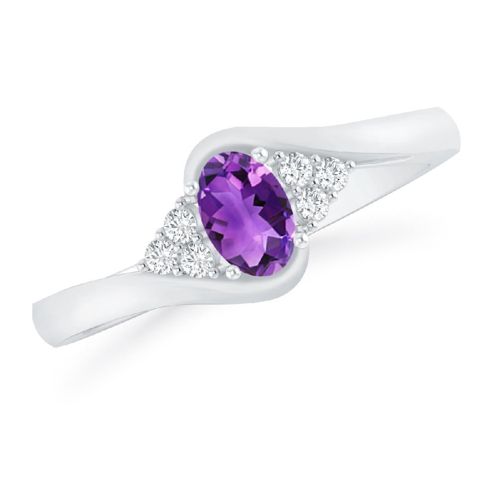 White Gold - Amethyst