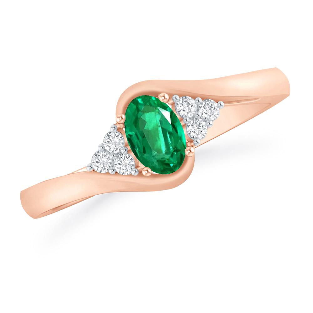 Rose Gold - Emerald