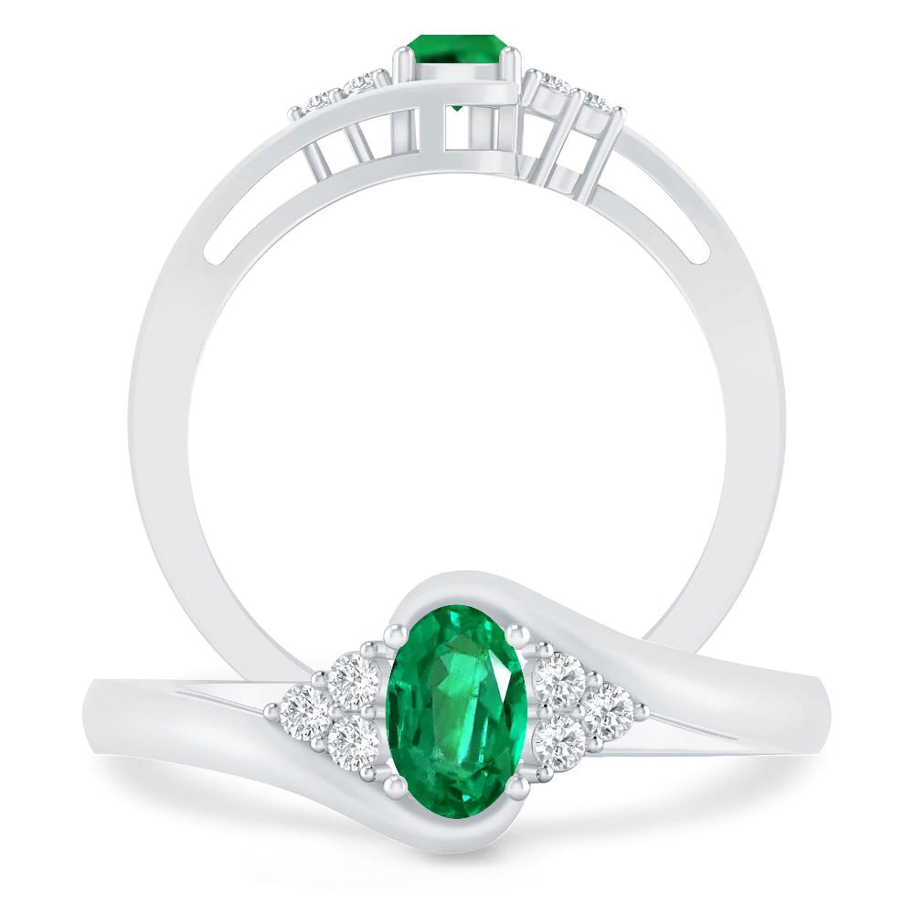 White Gold - Emerald