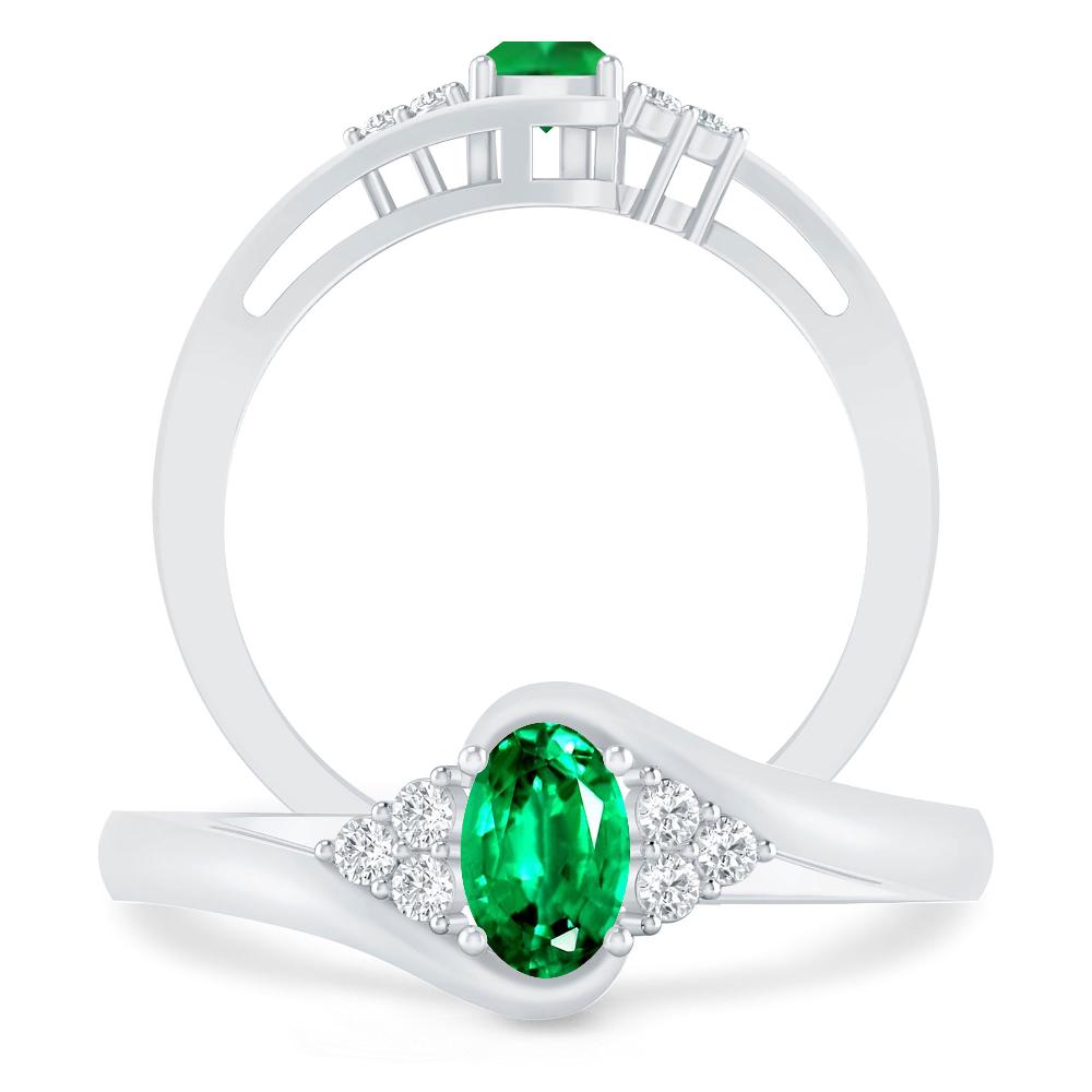 White Gold - Emerald