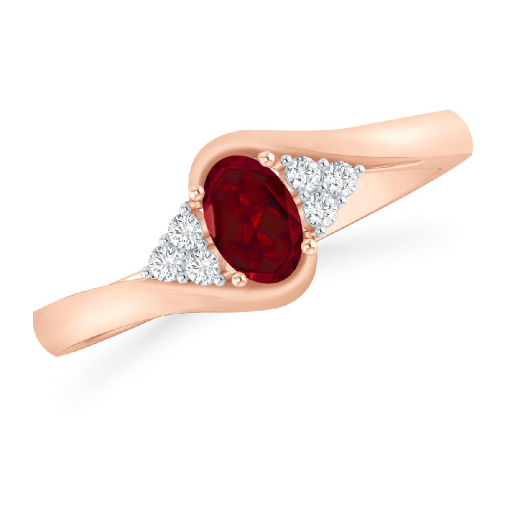 Rose Gold - Garnet