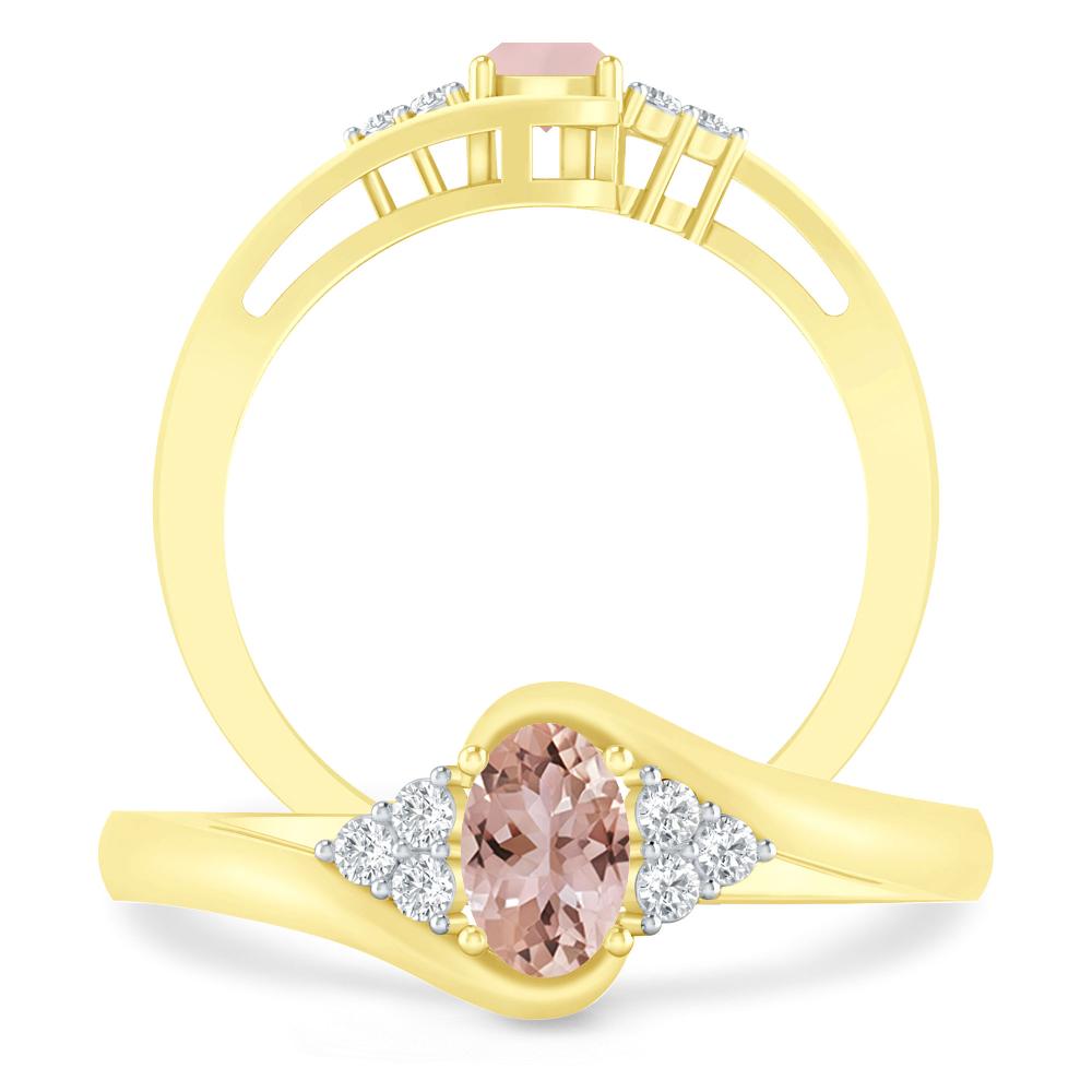 Yellow Gold - Morganite