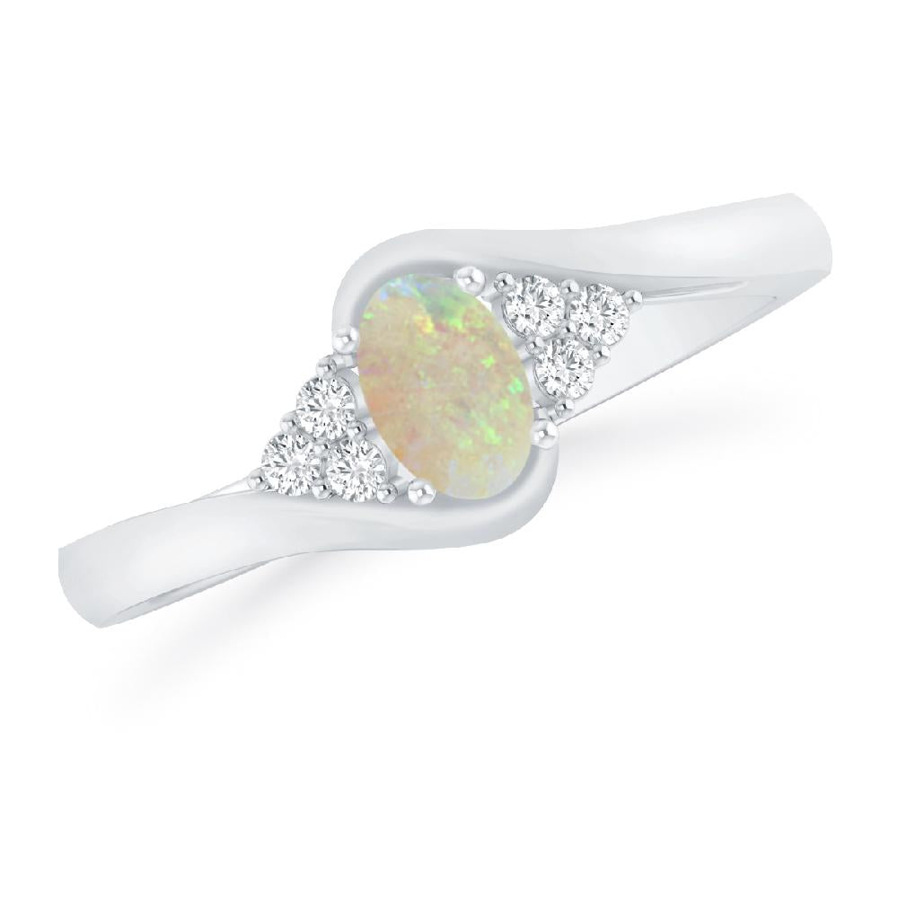 White Gold - Opal