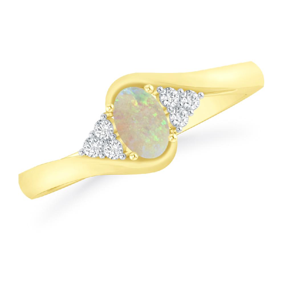 Yellow Gold - Opal
